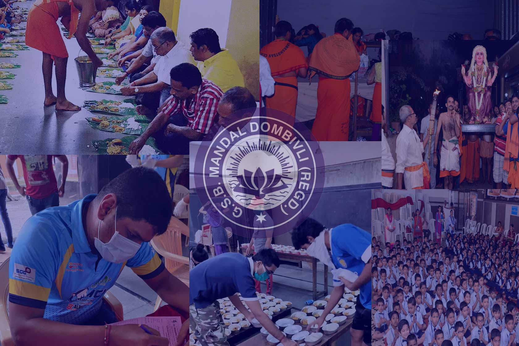 Volunteering at GSB Mandal Dombivli